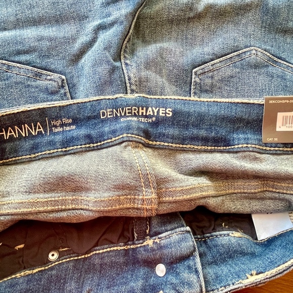 Denver Hayes Hanna Jean Shorts, Size 14, Medium Indigo Wash - Picture 3 of 3